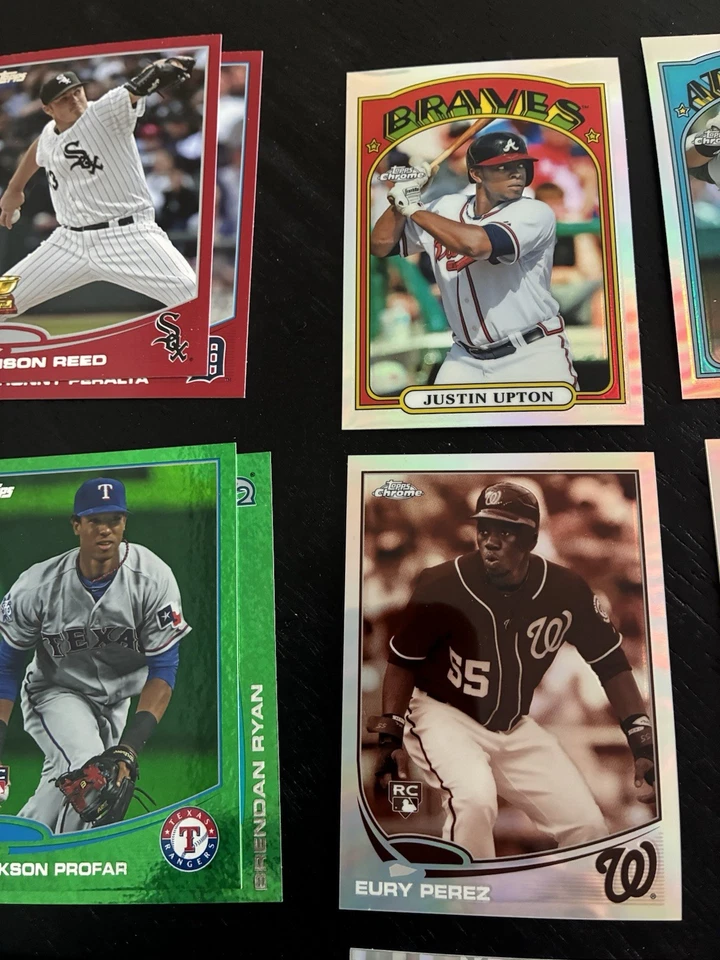 2013 Topps Chrome 棒球套装 141 张卡。 折射器, 插件, 底座, 平行 — 第 2/4 张图片