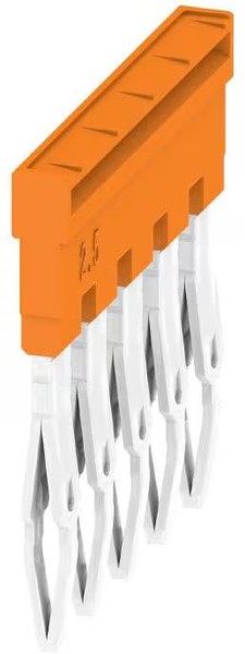 WeidmüLler Zqv 2.5N/5 Z-Reihe, Querverbinder, 5Polig, Orange (1527620000)-image