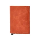 Secrid NWT Orange Leather Wallet 38168