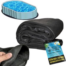 Bodenschutz 18 Fuß x 34 Fuß Oval Schwerlast Pool Liner Pad für oberirdische...