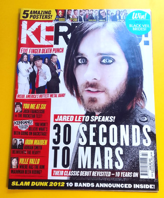 Kerrang! 1402 Feb 18 2012 - 30 Seconds To Mars, You Me At Six, Iron Maiden