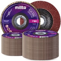 50X Schleifscheibe Lamellenscheibe FäCherscheibe Korn P60 Metall Holz Schleifmop