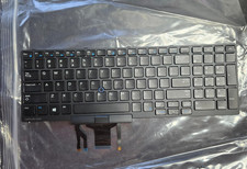 Dell Latitude 5580 5590 5570 US Backilt Keyboard 0383D7 W/ FRAME 5570