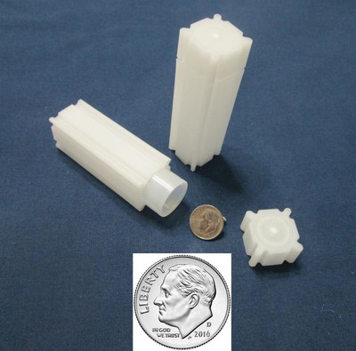 5 Dime Coin Tubes Square  Archival Safe Dimes