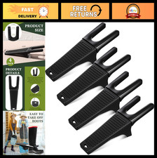 4 Pcs Boot Jack Remover for Cowboy Boots, Non-Staining Rubber Grip, Easy Use