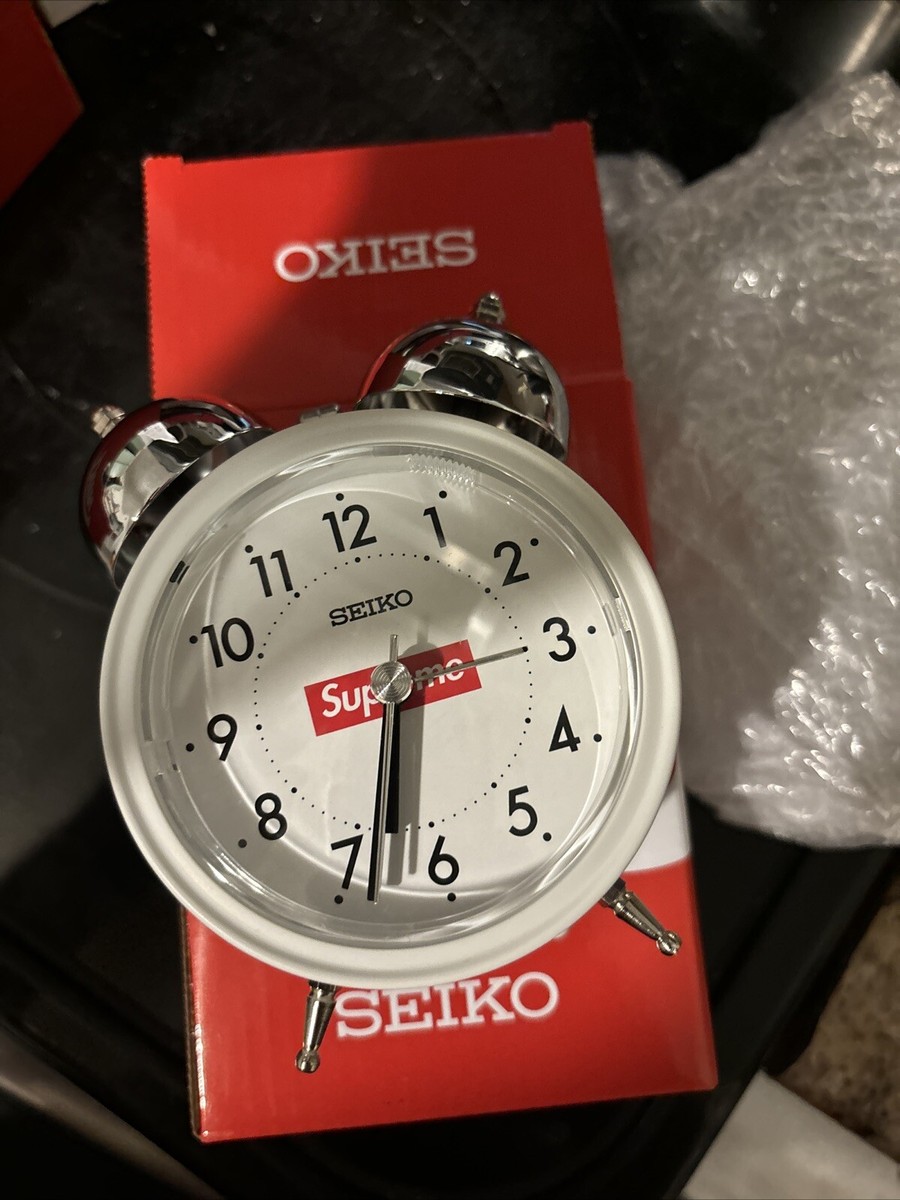 Supreme x Seiko Alarm Clock • White • Cross-Posted • Sold Supreme x Seiko Alarm Clock • White • Cross-Posted • Sold