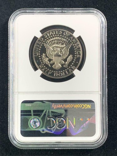 1985 S KENNEDY HALF 50C PF69 ULTRA CAMEO UCAM NGC; CLAD PR69 DCAM; SKU 2675 - Picture 2 of 2
