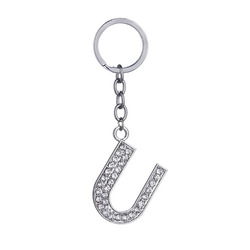 Sparkle Crystal Alphabet Keychain Initial Letter Key Ring Chain #66 Hot A-Z @ - Picture 33 of 38