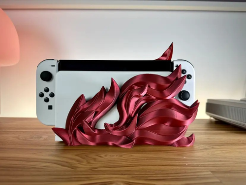 Moderne Flammen Dockingstation - Konsolenhalterung kompatibel mit Nintendo Swit - Bild 3 von 3