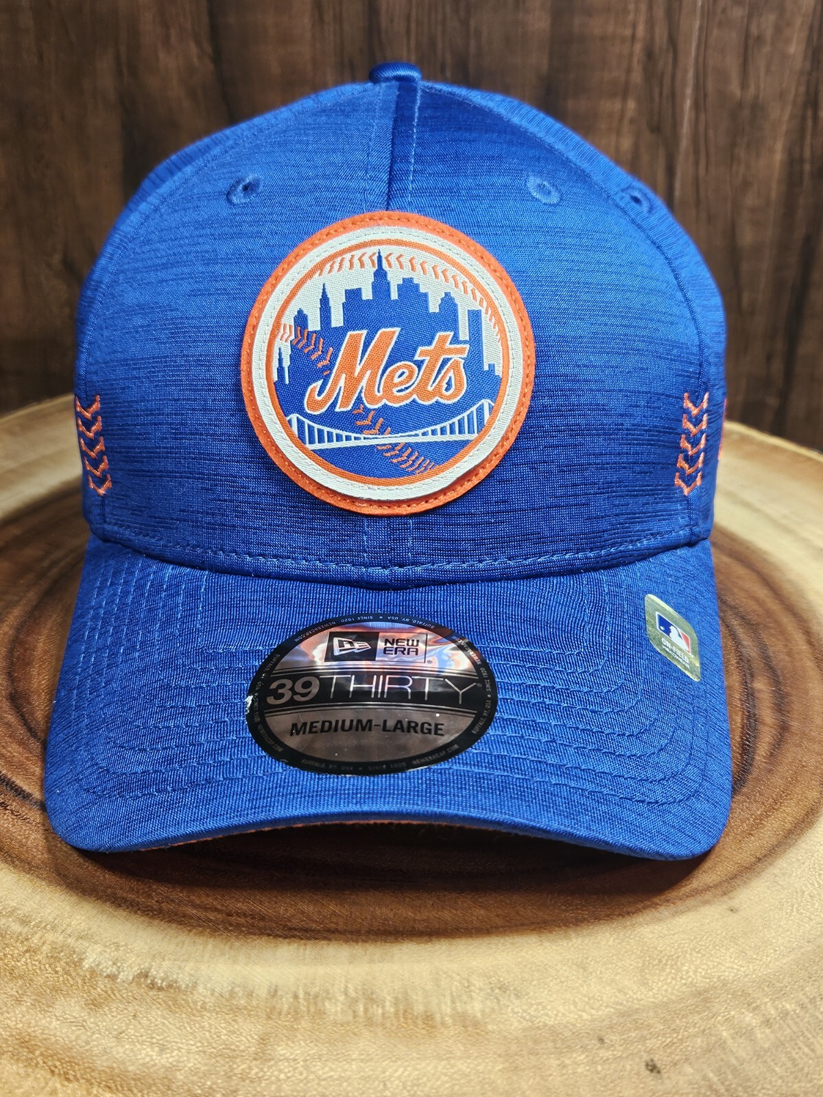 New York Mets New Era 39Thirty Stretchfit Hat Cap Size L/XL MLB Baseball Stitch