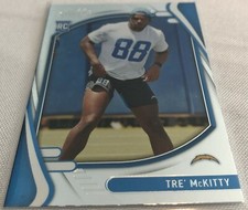 2021 Panini Absolute Football Tre' McKitty Los Angeles Chargers rookie #182