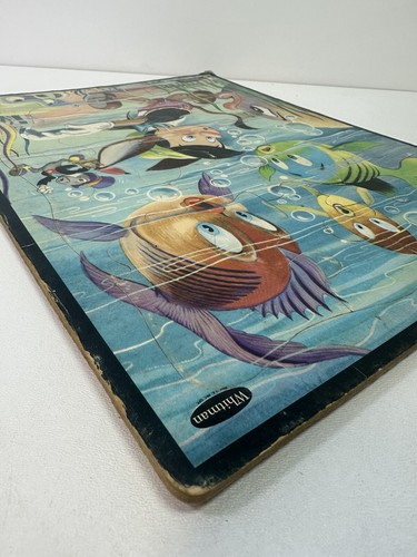 VINTAGE 1960 WHITMAN PINOCCHIO FRAME TRAY PUZZLE No. 4432 - Picture 4 of 8