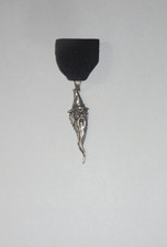 Medieval Secret Society Wizard Black Magic Occult Night Ritual Award Medal Pin X