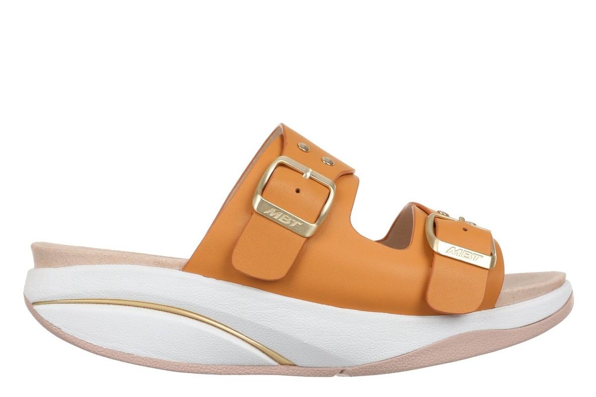 MBT LIKI Women's Slide Sandal Level Rocker, Nappa Leather Colors)