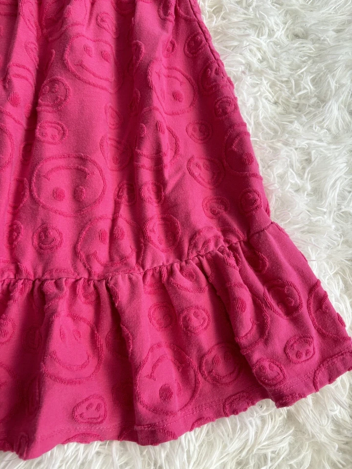 Размер Miken Us для девочек 7/8 Розовый Emoji плавать прикрытие/платье. Милый, веселый - Изображение 4 из 4