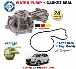Details About For Audi Q7 3 0 Tdi Quattro 2006 2015 New Water Pump Gasket Seal