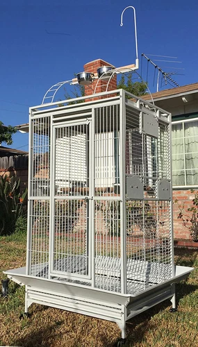 Large Elegant Double Ladders Open PlayTop Parrot Cage For Cockatiel Macaw Conure
