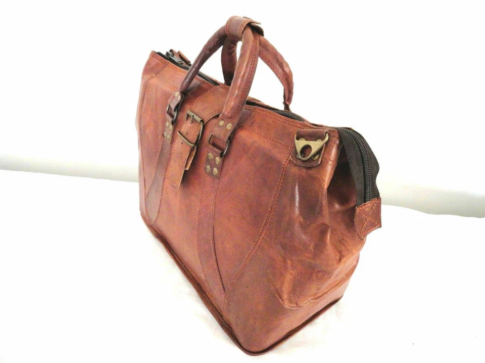 Bolso de mano de cuero rico maletín bolso mensajero médico bolso de mano Foto 4 de 4