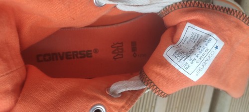 Converse Chuck Taylor All-Star XHI Green 1P578 Kaki Orange Montante T 36 - Foto 3 di 6