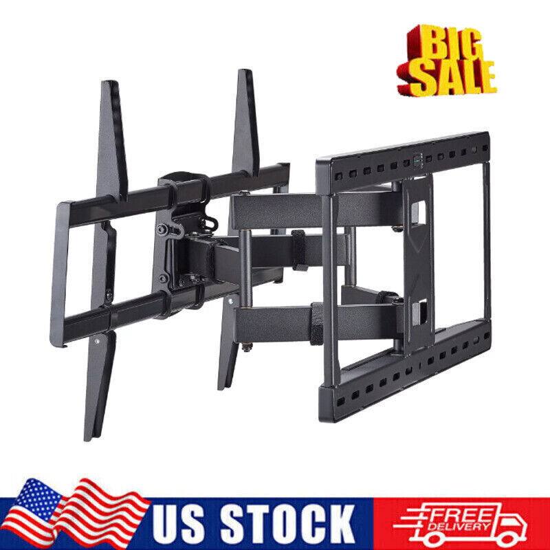 Full Motion TV Wall Mount for 50" to 86" TVs, up to 15° Tilting Holds 120 lbs