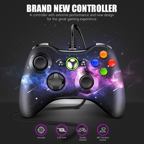 Wired PC Controller for Xbox 360 Windows 7,8,10,11 with Dual-Vibration - Picture 4 of 6