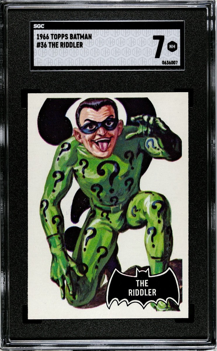 1966 Topps Batman #36 The Riddler SGC 7 NM strong card | eBay