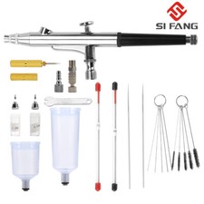 0.2/0.3/0.5mm Dual Action Airbrush Set Spray Gun For Nail Art Paint Tattoo Tool