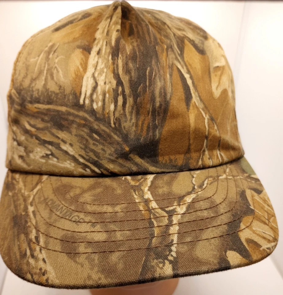 RED HEAD Vintage Baseball Cap Camouflage Hunting Hat Advantage W/ EYES NET rare - Image 3 of 4