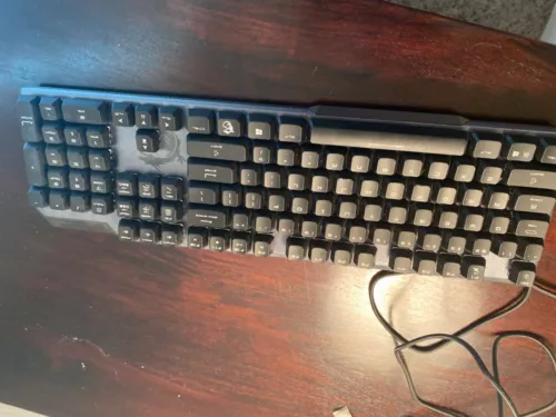 MSI VIGOR GK50 Gaming Gear Backlit RGB LED Low Profile Mechanical Keyboard -...