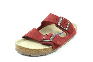 red suede birkenstocks