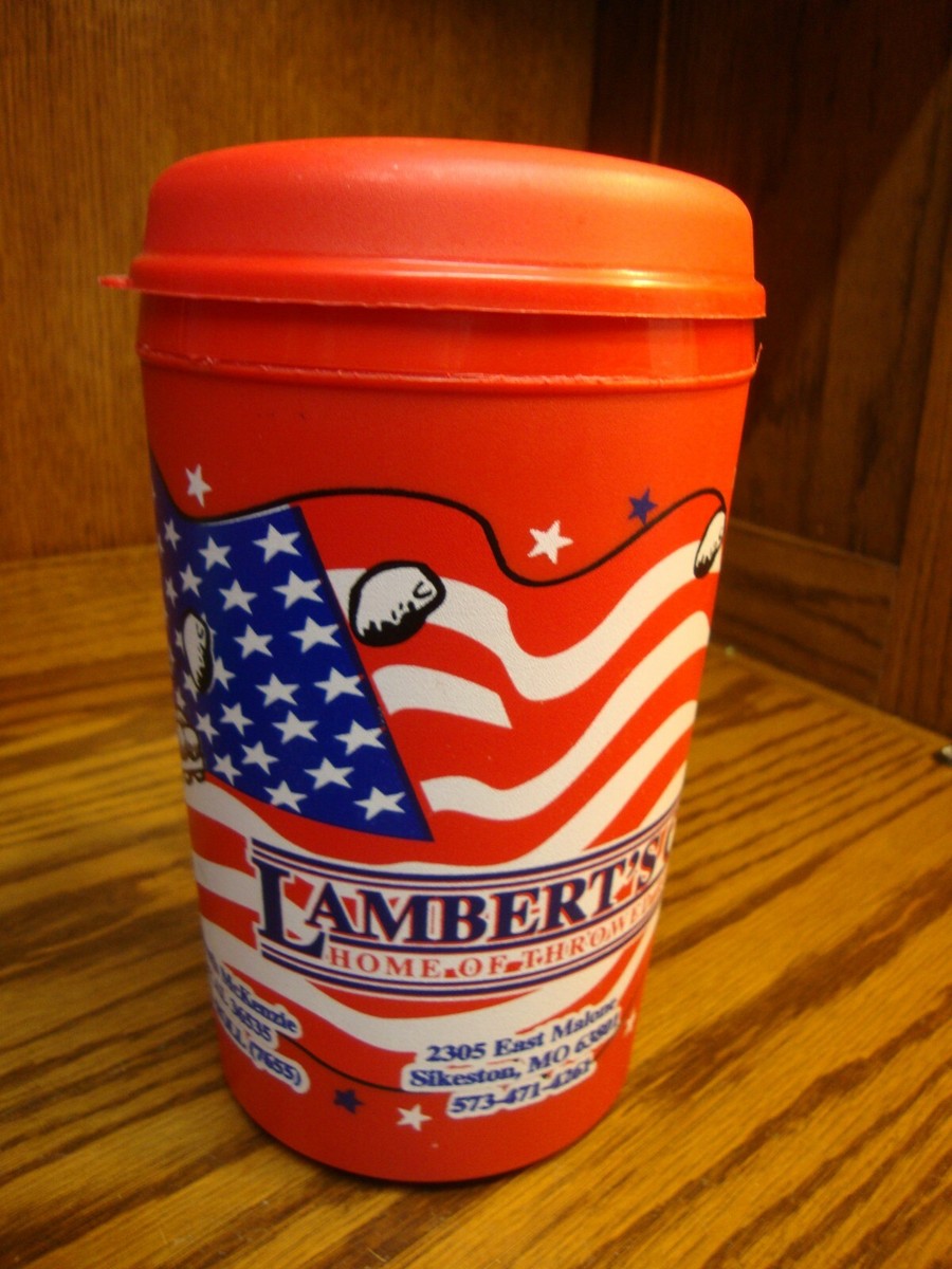 Vtg 32oz Large Thermo Insulated Mega Mug Travel Tumbler Lambert's