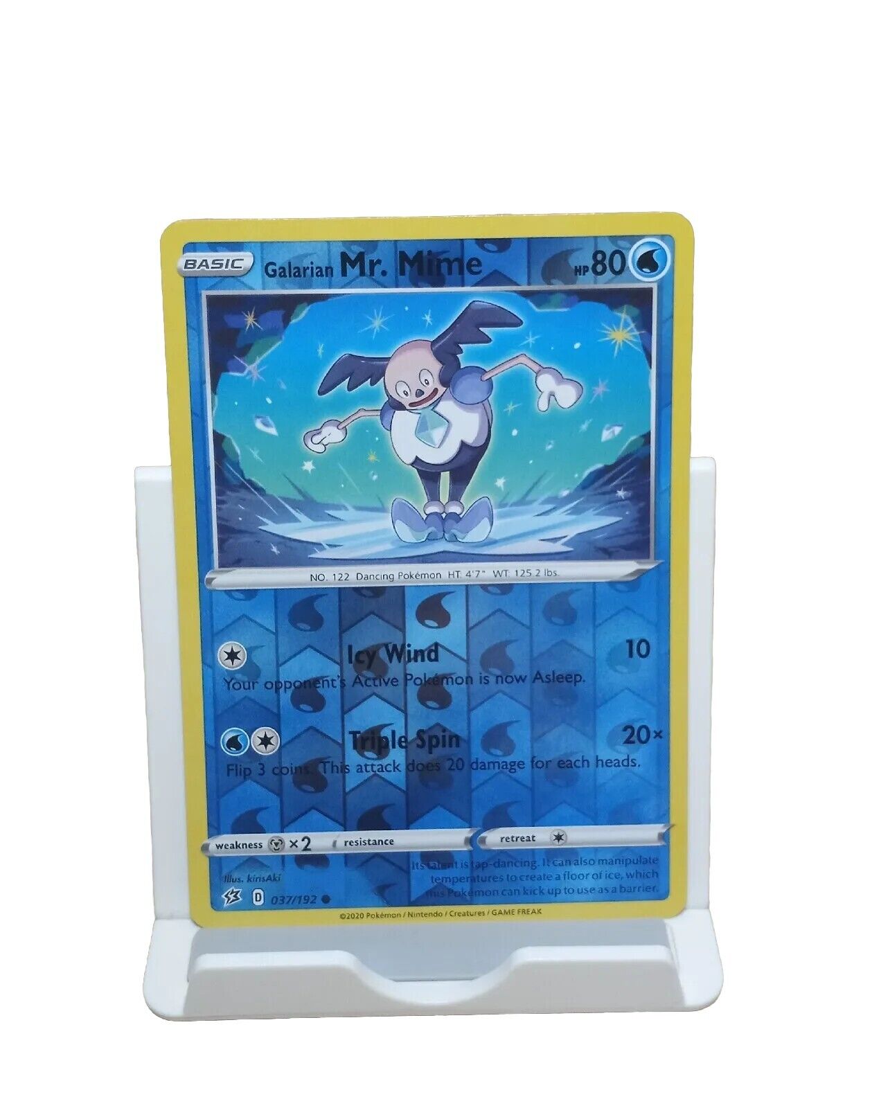 Galarian Mr. Mime 037/192 Reverse Holo Rebel Clash SWSH Pokemon TCG Card 2020