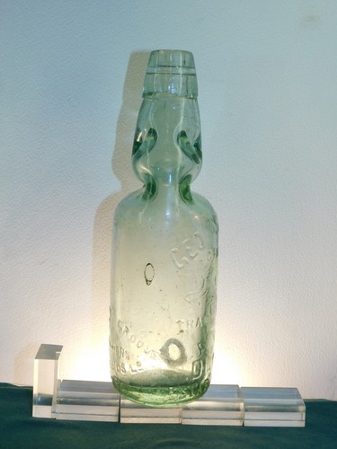 ANTIQUE "PATENT CODD" GEO STIRLING CHEMIST DUNOON OLD MARBLE BOTTLE 1880's - Picture 13 of 15
