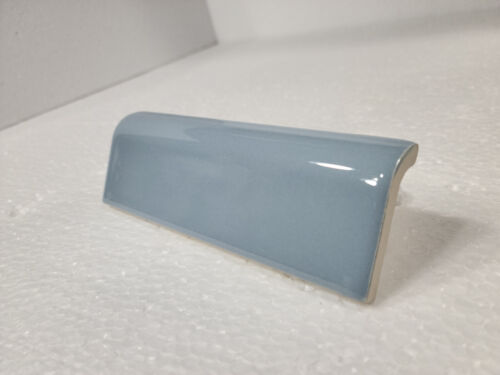Tappo fango piastrelle ceramica cascata blu Bullnose metropolitana metà secolo moderno - Foto 10 di 24