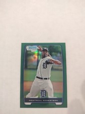 2012 Bowman Chrome Prospects Green Refractors #BCP196 Montreal Robertson (PWE)