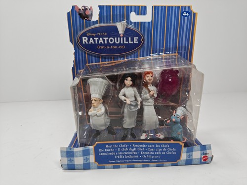 Disney Pixar Ratatouille Meet the Chefs Figures Mattel Movie Moments sealed