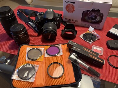 Canon EOS 700D SLR-Digitalkamera - Schwarz (Kit mit EF-S 18-55mm IS STM...