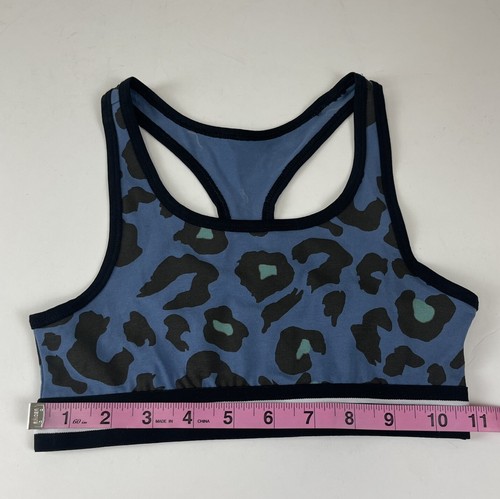 Treasure & Bond Sports Bra Girls 10 / 12 Blue Animal Print Racerback NWOT - Picture 5 of 6