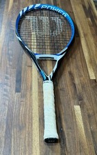 Wilson N Code Hyperion 4 Power System Tennis Racket BLUE / BLACK GRIP 4 1/4