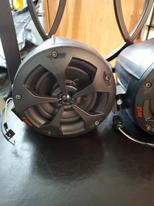 pyle waterproof bluetooth marine tower speakers