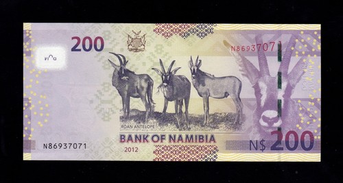 F.C. NAMIBIA , 200 $ 2012 , S/C (UNC) , P.15 . - Imagen 2 de 2
