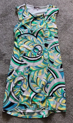 Women's Jennifer Lopez Green 70's Pattern Cutout Back Party Dress Size XL | eBay Women's Jennifer Lopez Green 70's Pattern Cutout Back Party Dress Size XL | eBay