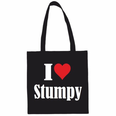 Tasche Beutel Baumwolltasche I Love Stumpy Geburtstag Geschenk Valentinstag Oste