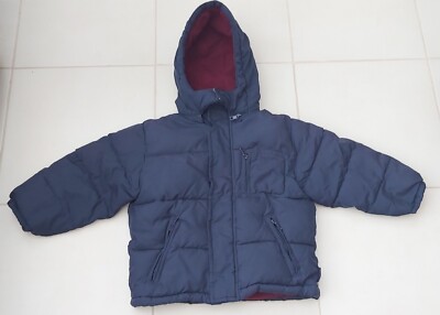 Junior J Jasper Conran Jungen marineblau Kapuzenjacke Wintermantel Schule Alter 3-4