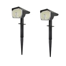 Solar LED SpotLights Motion Outdoor Landscape Lights Wall Lights for Garden Yard