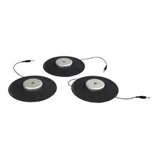 Set Of 3 Philips 360 Boundary Layer Microphone Lfh9172/00 Wr01 With Y-cable