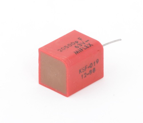 20500 pF 20.5 nF 63 V 1 % LOTE DE 2 CONDENSADORES UNITRA MIFLEX DE POLIESTIRENO KSF-019 - Imagen 2 de 2