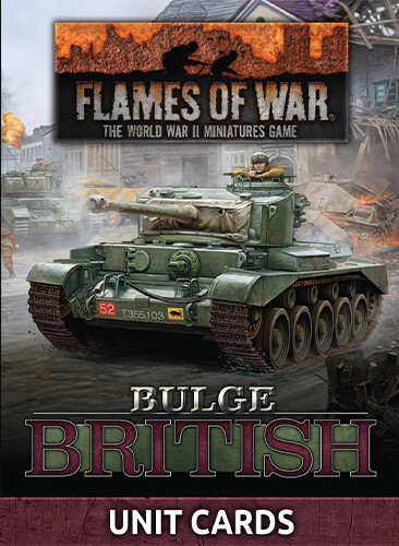 Flames of War: Late War Bulge British Unit Card Pack (FW272U)