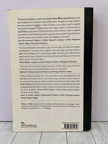 Slaves, Women & Homosexuals: Exploring the Hermeneutics of Cultural Analysis PBK - Picture 2 of 8