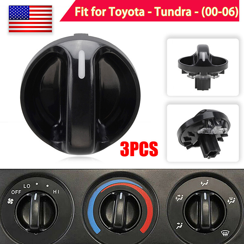 3PCSACClimateControlKnobAirSwitchFor2000-2006ToyotaTundra559050C010